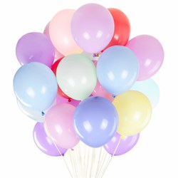 Шары воздушные 30 см, 30 штук, "МАКАРУНС", ассорти, BRAUBERG KIDS, 591886 - фото 15058841