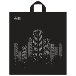 Пакет с петлевой ручкой ПНД, 44х40 см, "Биг сити", 43 мкм - фото 15058996