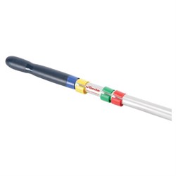 Черенок рукоятка для уборочного инвентаря 150 см, без резьбы, ТИП B (d=2,5 см), алюминий, VILEDA, 512413 - фото 15059004