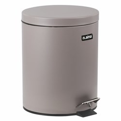 Ведро мусорное с педалью 12 литров "Classic", СЕРОЕ МАТОВОЕ, металлическое, со съемным внутренним ведром, LAIMA, 604944 - фото 15059162
