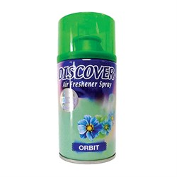 Сменный баллон 320 мл, DISCOVER "Orbit", свежий зеленый аромат, для диспенсеров DISCOVER, 60368 - фото 15059207