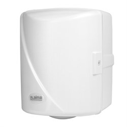 Диспенсер для полотенец с центральной вытяжкой LAIMA PROFESSIONAL ORIGINAL (Система М1/M2), белый, ABS-пластик, 605763 - фото 15059246
