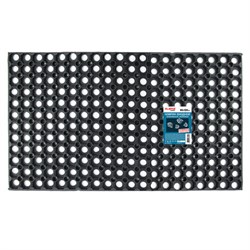 Коврик входной резиновый грязесборный ячеистый, 80х120 см, толщина 22 мм, LAIMA EXPERT, 607813 - фото 15059409