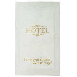 Гель для душа одноразовый 10 мл, КОМПЛЕКТ 500 шт., HOTEL, саше, флоупак, 2000113 - фото 15059445