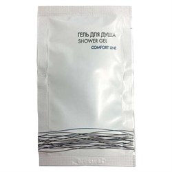 Гель для душа одноразовый 10 мл, КОМПЛЕКТ 500 шт., COMFORT LINE, саше, флоупак, 2000403 - фото 15059579