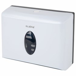 Диспенсер для полотенец бытовой LAIMA HOME (Система H2), Z-сложения, белый, ABS, 609108, M-5823B-W - фото 15059644