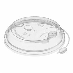 Крышка с питейником для бумажного стакана, диаметр 80 мм, глянцевая, прозрачная, полипропилен, ВЗЛП, 3002П - фото 15059678