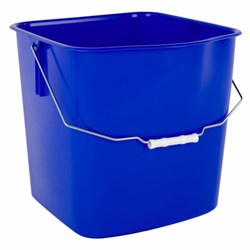 Ведро УНИВЕРСАЛЬНОЕ 25 л, СИНЕЕ, подходит для уборочных тележек, уборки, хранения, пластик, 609756, 25EC/6 - фото 15059764