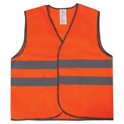 Жилет сигнальный ГОСТ, 2 светоотражающие полосы, ОРАНЖЕВЫЙ, XXL (56-58), ПЛОТНЫЙ, ГРАНДМАСТЕР, 610832 - фото 15059819