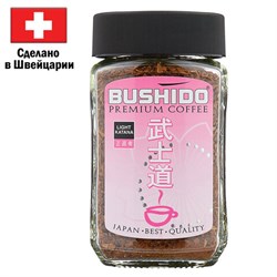 Кофе растворимый BUSHIDO "Light Katana" 100 г, стеклянная банка, сублимированный, ШВЕЙЦАРИЯ, BU10009006 - фото 15059933
