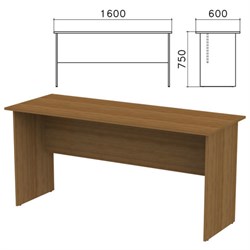 Стол письменный "Канц", 1600х600х750 мм, цвет орех пирамидальный, СК20.9 - фото 15060188