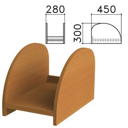 Подставка под системный блок "Монолит", цвет орех гварнери, ПМ32.3 - фото 15060251