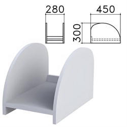 Подставка под системный блок "Монолит", цвет серый, ПМ32.11 - фото 15060252