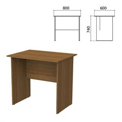 Стол письменный "Бюджет", 800х600х740 мм, орех французский, 402659-190 - фото 15060284