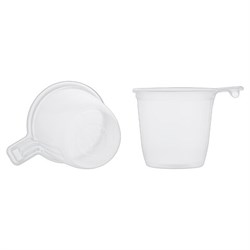 Чашка одноразовая для чая кофе 200 мл, UPAX UNITY, КОМПЛЕКТ 1000 шт. (20 упаковок по 50 шт.), прозрачная - фото 15060828