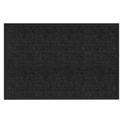 Коврик придверный 60х90 см, ЧЕРНЫЙ, влаго-грязезащитный, 450 г/м2, ребристый, PRIMILA (ПРИМИЛА) EXTRA, 701029 - фото 15060871