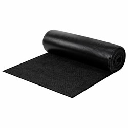 Коврик ДОРОЖКА 0,9х10 м, ЧЕРНЫЙ, влаго-грязезащита, 430 г/м2, ребристая, LAIMA EXPERT, 701042 - фото 15060877