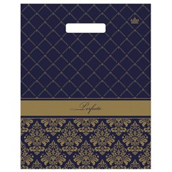 Пакет с вырубной ручкой, 37х30 см, "Перфекто Вензель", 90 мкм, н00153471 - фото 15060913