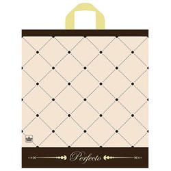 Пакет с петлевой ручкой ПВД, 42х46 см, "Перфекто Шик", 95 мкм, н00112571 - фото 15060916