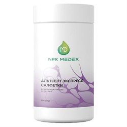 Дезинфицирующие салфетки влажные 200 шт., АЛЬТСЕПТ ЭКСПРЕСС, для обработки рук и поверхностей - фото 15083985