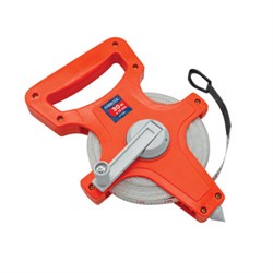 Рулетка геодезическая 30 м х 13 мм, лента фибергласс, открытый корпус, RABBITEX (РАББИТЕКС), 671367 - фото 15092126