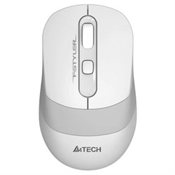 Мышь беспроводная A4TECH Fstyler FG10, USB, 4 кнопки, оптическая, белая, 1147569 - фото 15093876