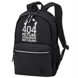 Рюкзак BRAUBERG FASHION CITY универсальный, 2 отделения, "Not found", черный, 46х31х15 см, 272571 - фото 15095785