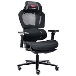 Кресло ATRONE (АТРОН) "Optimus ER-707", адаптивный механизм со слайдером, сетка, черный/серый, 532967 - фото 15095815