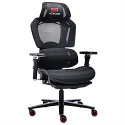 Кресло ATRONE (АТРОН) "Optimus ER-707", адаптивный механизм со слайдером, сетка, черный/красный, 532968 - фото 15095816