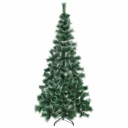Ель новогодняя искусственная "Пушистая" 210 см, с инеем и шишками, зеленая, ЗОЛОТАЯ СКАЗКА, 592046 - фото 15095829