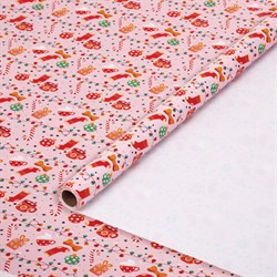 Бумага упаковочная мелованная BIG SIZE новогодняя "Cosy XMAS", 0,7х10 м, ЗОЛОТАЯ СКАЗКА, 592196 - фото 15097602