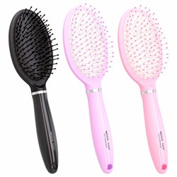 Расческа для волос массажная 23,5х6,5 см, цвета АССОРТИ MONTE VITA (МОНТЕ ВИТА), 457417 - фото 15104360