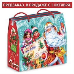 Подарок новогодний "ЗИМА ПОЛНА ЧУДЕС", НАБОР конфет 1000 г, картонная коробка, МОСУПАК - фото 15106164