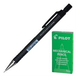 Карандаш механический PILOT Н-165, корпус черный, прорезиненный, ластик, 0,5 мм, H-165 B - фото 15109288