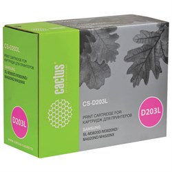 Картридж лазерный CACTUS (CS-D203L) для SAMSUNG ProXpress M3820/4020, ресурс 5000 стр. - фото 15109641
