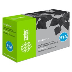 Картридж лазерный CACTUS (CS-Q7551A) для HP LaserJet M3035/3027/P3005, ресурс 6500 стр. - фото 15109702