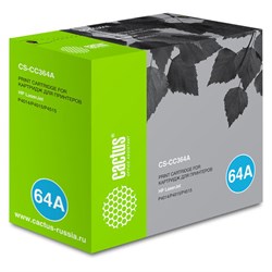 Картридж лазерный CACTUS (CS-CC364A) для HP LaserJet P4014/P4015/P4515, ресурс 10000 стр. - фото 15109710