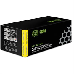 Картридж лазерный CACTUS (CS-TK5230Y) для Kyocera M5521cdn/M5521cdw/P5021cdn, желтый, ресурс 2600 страниц - фото 15110246