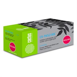 Картридж лазерный CACTUS (CS-TK5230C) для Kyocera M5521cdn/M5521cdw/P5021cdn, голубой, ресурс 2600 страниц - фото 15110247