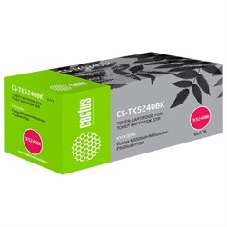 Картридж лазерный CACTUS (CS-TK5240BK) для Kyocera M5526cdn/M5526cdw/P5026cdn, черный, ресурс 4000 страниц - фото 15110248