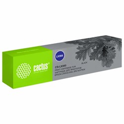 Картридж матричный CACTUS (CS-LX350) для Epson LX350/LQ350/ERC19/VP80K, черный - фото 15110474