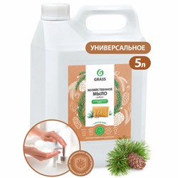 Мыло жидкое хозяйственное 5 кг, GRASS, с маслом кедра, 125581 - фото 15133450