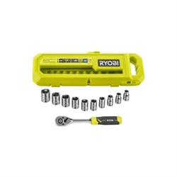 Набор из трещотки и торцевых головок Ryobi RHRS11PC - фото 15133790