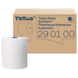 Полотенца бумажные рулонные 280 м, Tellus/TORK Matic (Система H1) UNIVERSAL, КОМПЛЕКТ 6 рулонов, 290100 - фото 15140075