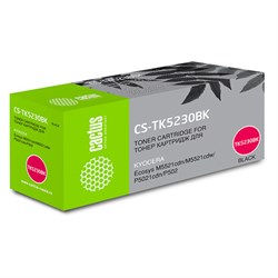 Картридж лазерный CACTUS (CS-TK5230BK) для Kyocera M5521cdn/M5521cdw/P5021cdn, черный, ресурс 2600 страниц - фото 15140204