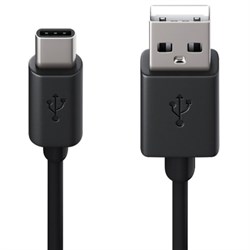 Кабель USB 2.0 AM – TypeC, 1 м, RED LINE, для подключения портативных устройств и периферии, черный, УТ000010553 - фото 15140249