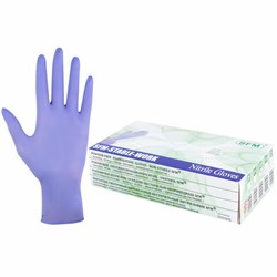 Перчатки нитриловые смотровые SFM Stable-Work/SUPERSOFT N 135, Германия, 50 пар (100 штук), размер 7-8, M (средний) - фото 15140312