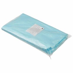 Простыни одноразовые ГЕКСА нестерильные, комплект 20 шт. 70х80 см, спанбонд ламинированный 40 г/м2, голубые - фото 15160439