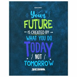 Дневник 5-11 класс 48 л., твердый, BRAUBERG, глянцевая ламинация, с подсказом, "Мотивация", 106630 - фото 15161962