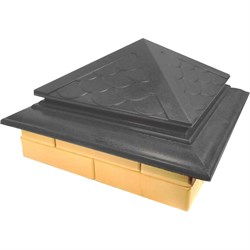 Колпак на столб забора ООО ТК "ТИТАН" Тетто Элит Чешуя - фото 15188643